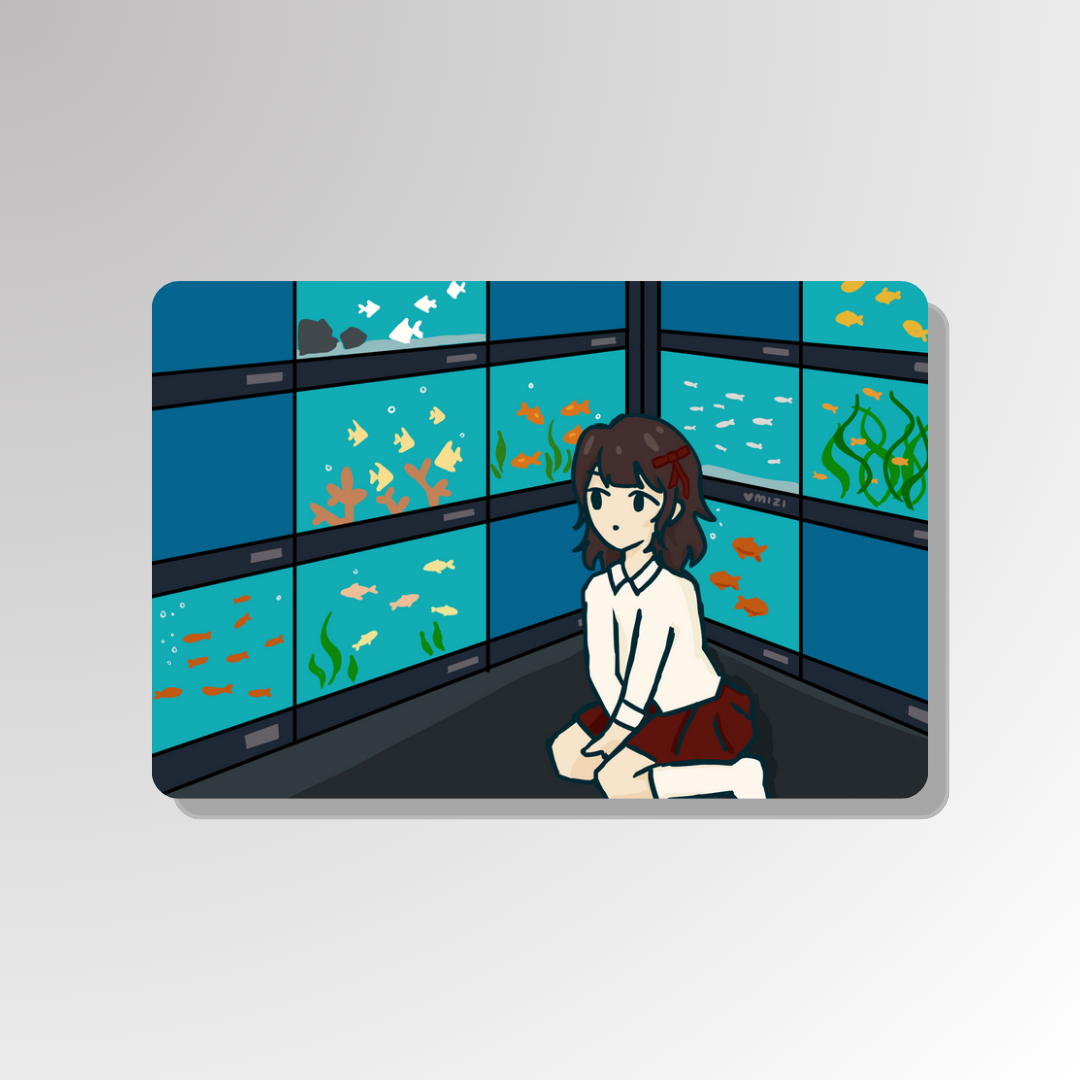 Aquarium postcard