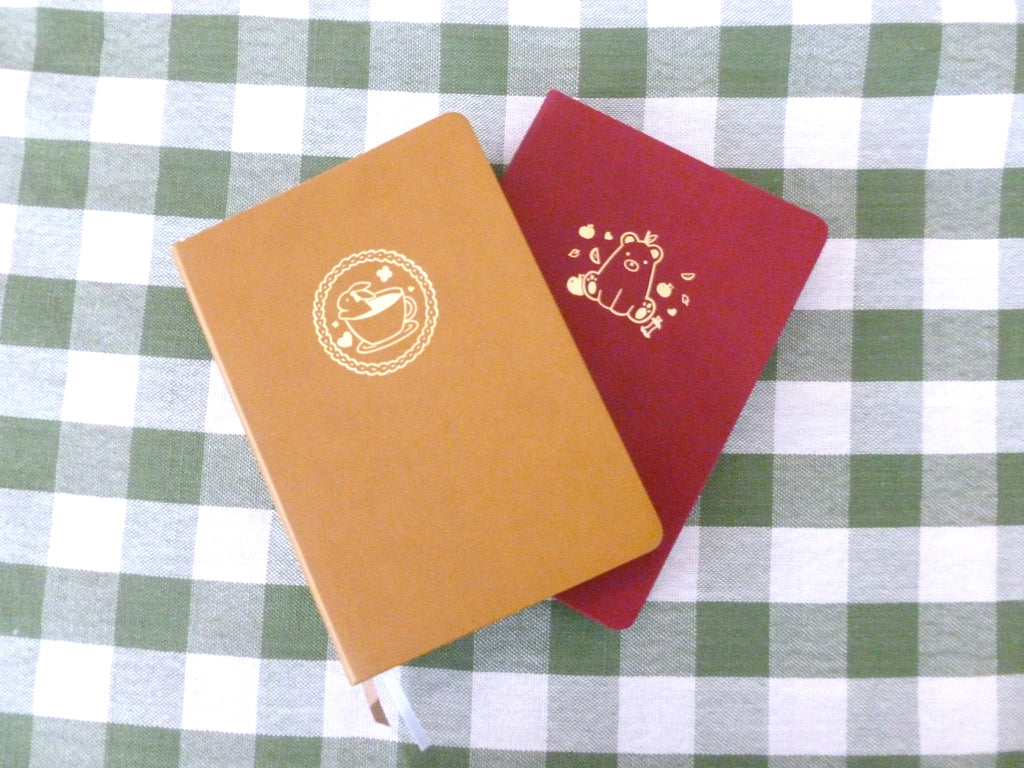 A5 Foil Embossed Notebooks (bear + bunny design)