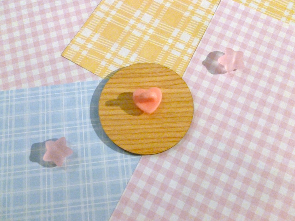 Coffee bun wooden pin