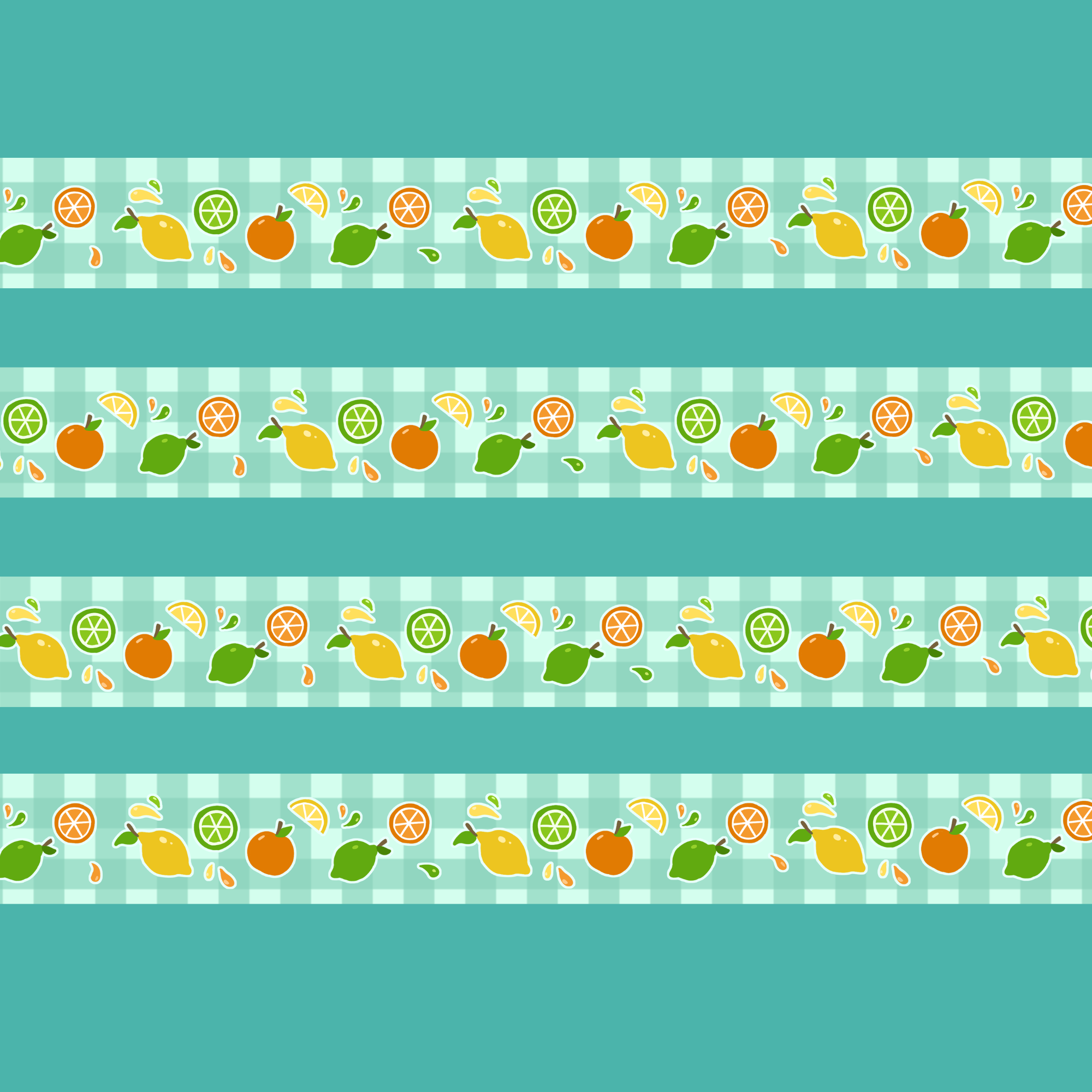 Citrus Party Washi Tape