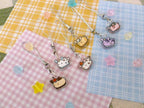 Sea slug phone charms