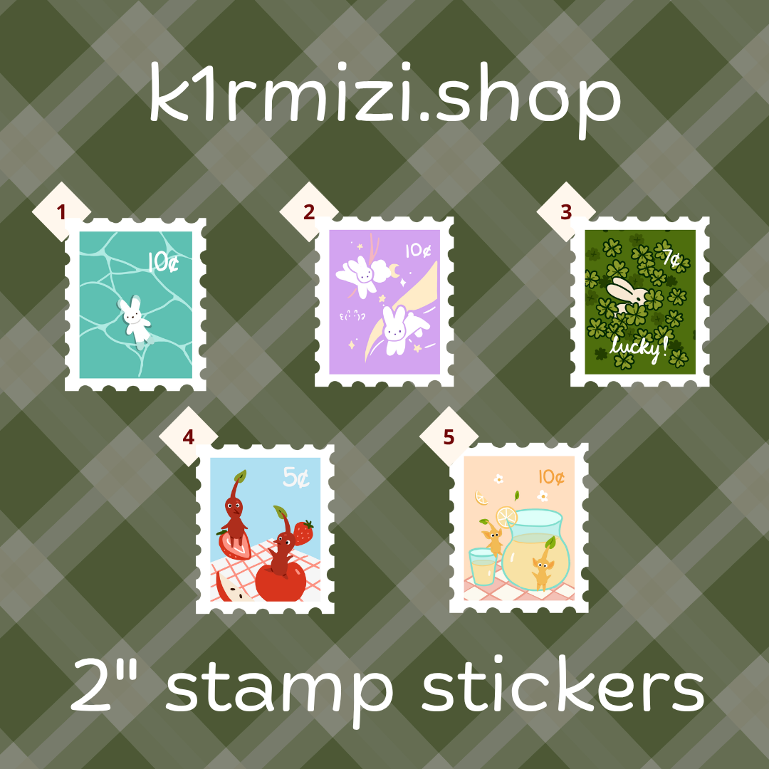 Stamp stickers