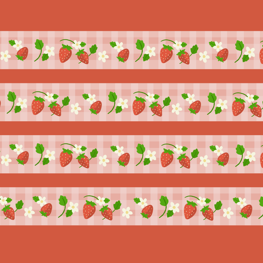 Strawberry Washi Tape